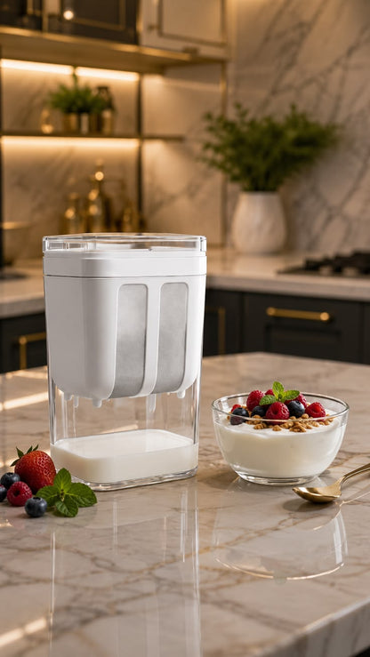 Multi-Purpose 1100ML Greek Yogurt Maker and Beverage Strainer
