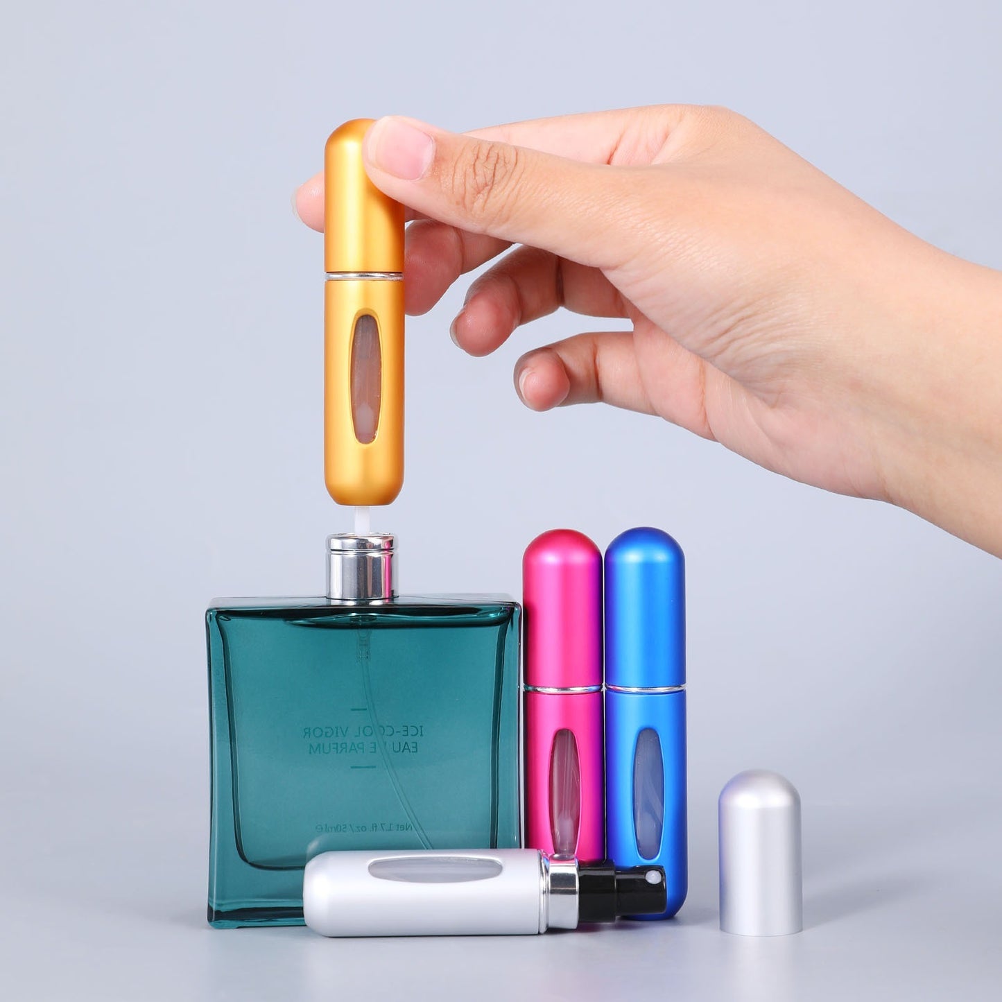 Mini Refillable Perfume Atomizer – 5ml Portable Travel Spray Bottle | Leak-Proof Fragrance Dispenser