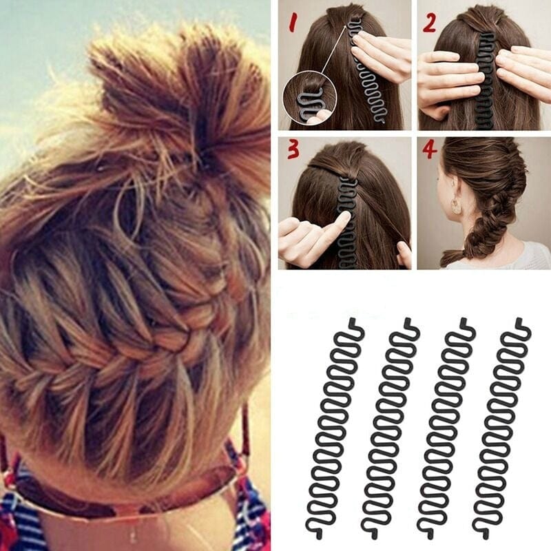 Magic Hair Styling Clip Set – Invisible French Twist Hair Braiding