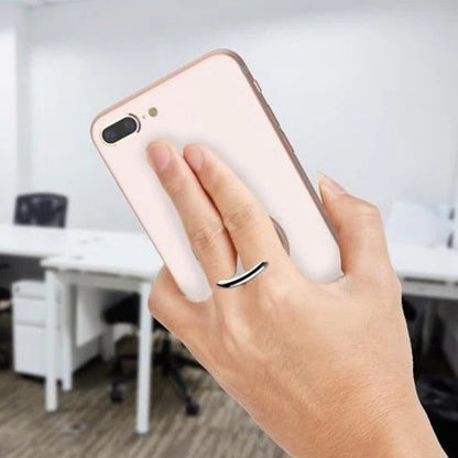 Universal Finger Phone Grip Ring | Anti-Drop Silicone Finger Holder for Smartphones