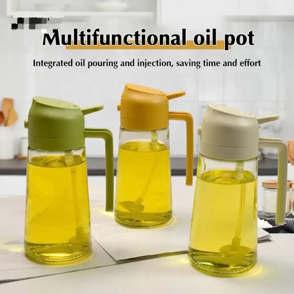 2 in 1 Sprayable & Pourable Cooking Oil Bottle 500ml