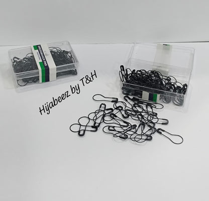 20 Pcs Colorful Hijab Pins Set – Premium Metal Hijab Clips | Scarf & Shawl Fasteners (Random Colors