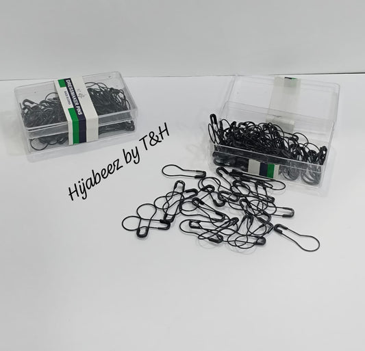 20 Pcs Colorful Hijab Pins Set – Premium Metal Hijab Clips | Scarf & Shawl Fasteners (Random Colors