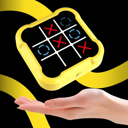 Portable LED Tic Tac Toe Game Console | Handheld Educational Puzzle Toy for Kids