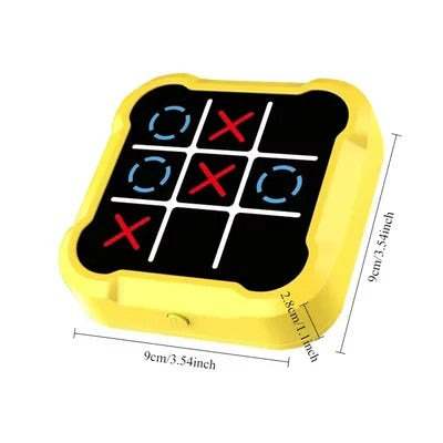 Portable LED Tic Tac Toe Game Console | Handheld Educational Puzzle Toy for Kids