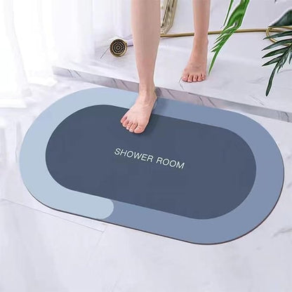 Non-Slip Soft Bath Mat | Quick-Dry Waterproof Bathroom Floor Rug