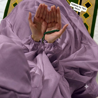 Premium Elastic Sleeve Prayer Abaya for Women – Soft & Modest Islamic Wear