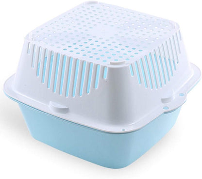 2-in-1 Kitchen Vegetable and fruits Washing & Draining Basket with Colander