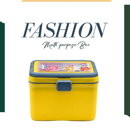 Multi-Purpose Sewing & Craft Storage Box | Portable Organizer Case for Threads, Needles & Accessories