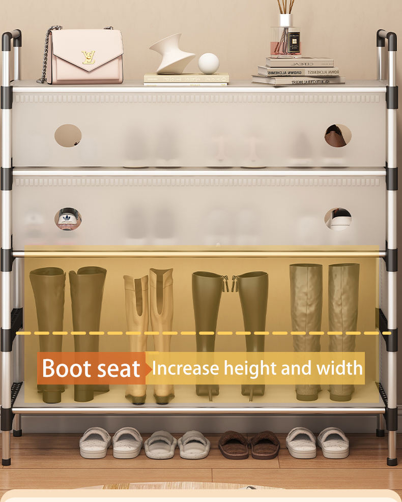 7-Layer Multipurpose Shoe & Boot Storage Rack – 83×28×128 cm