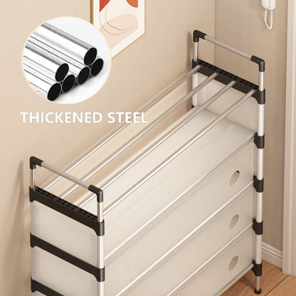 7-Layer Multipurpose Shoe & Boot Storage Rack – 83×28×128 cm