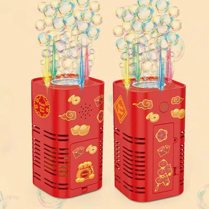 Automatic Bubble Machine with LED Lights – Kids Bubble Blower Toy for Indoor & Outdoor Fun