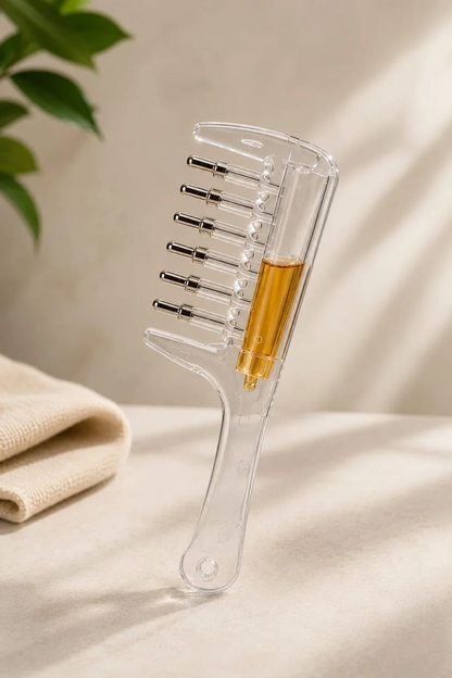 Scalp Oil Applicator Comb – Precision Hair Oiling Comb