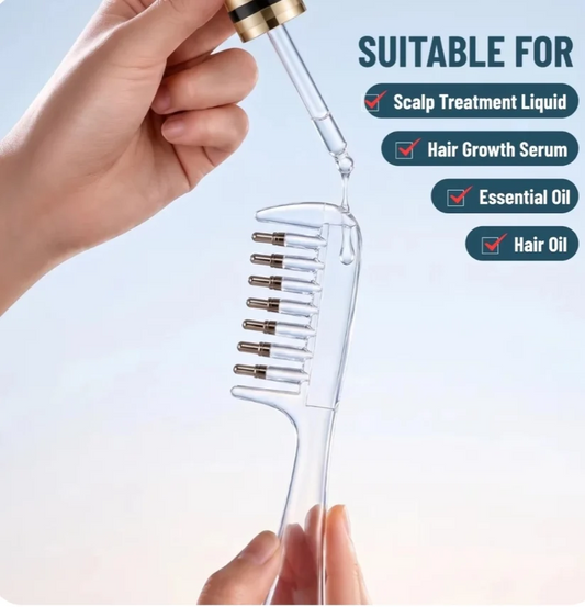 Scalp Oil Applicator Comb – Precision Hair Oiling Comb