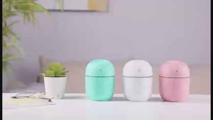 Mini USB Cool Mist Humidifier & Aroma Diffuser – Portable Air Humidifier for Home, Office & Bedroom