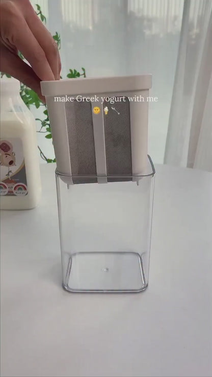 Multi-Purpose 1100ML Greek Yogurt Maker and Beverage Strainer